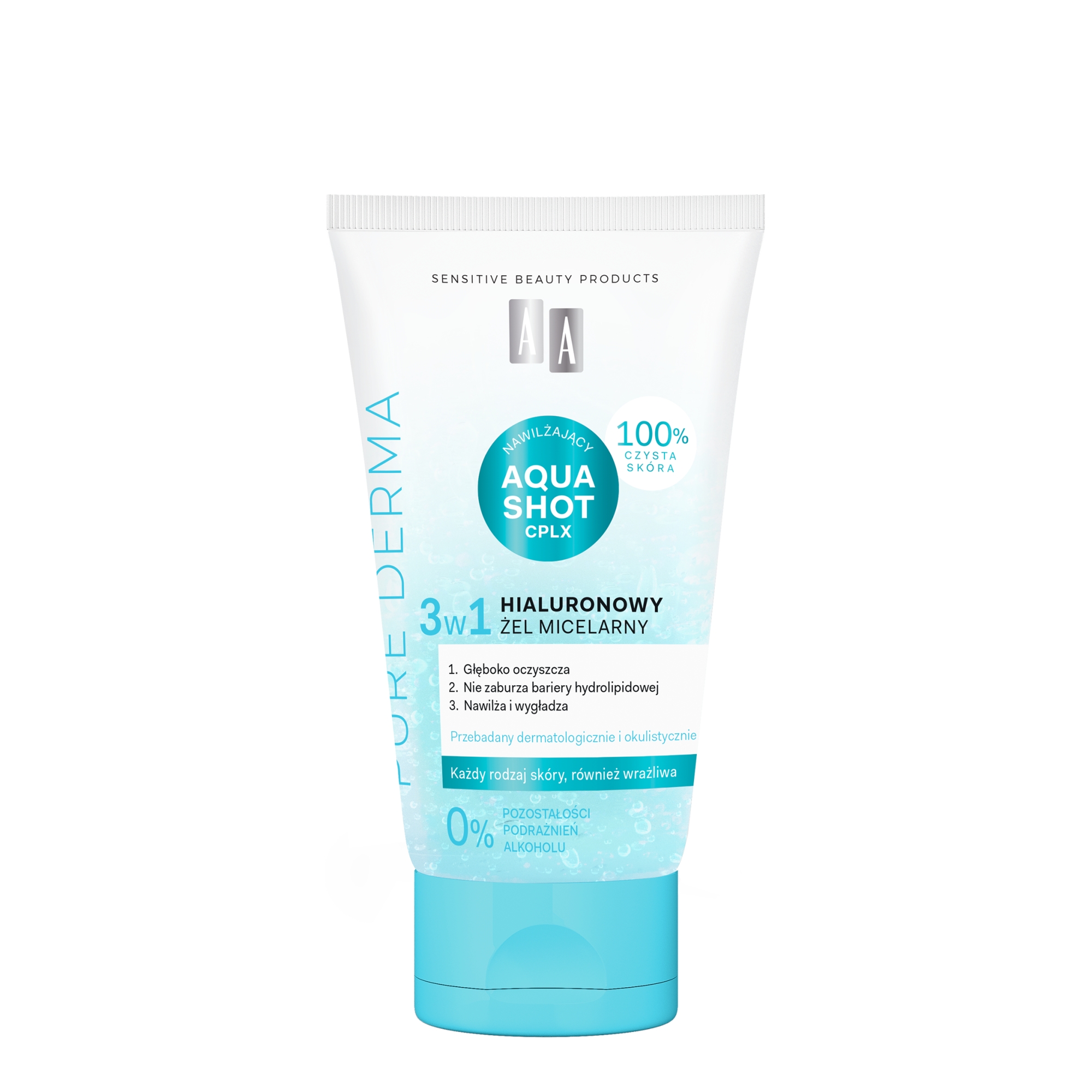 AA Pure Derma hialuronowy żel micelarny 3w1 150 ml zdjęcie