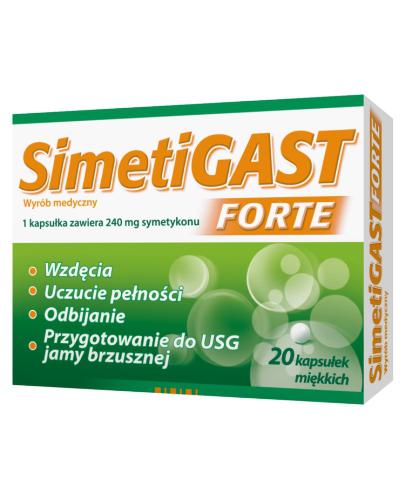SimetiGAST FORTE 240 mg - 20 kaps. zdjęcie