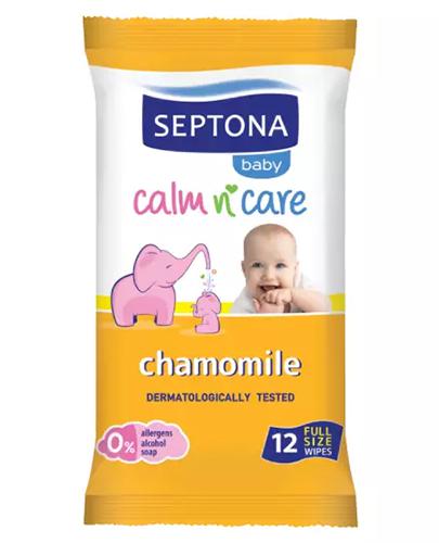 Septona Baby Chamomile Chusteczki nawilżane, 12 szt. zdjęcie