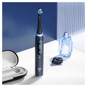 Oral-B iO Ultimate Clean Black Końcówki do szczoteczki elektrycznej, 4 sztuki