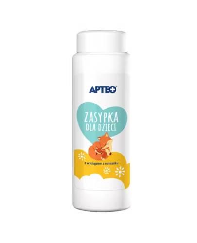 Apteo, Zasypka dla dzieci, z wyciągiem z rumianku, 100 g zdjęcie