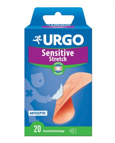 Urgo Sensitive Stretch zestaw plastrów z opatrunkiem 20 sztuk zdjęcie
