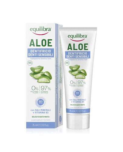 EQUILIBRA ALOE Pasta Sensitive do wrażliwych zębów i dziąseł, 75 ml zdjęcie