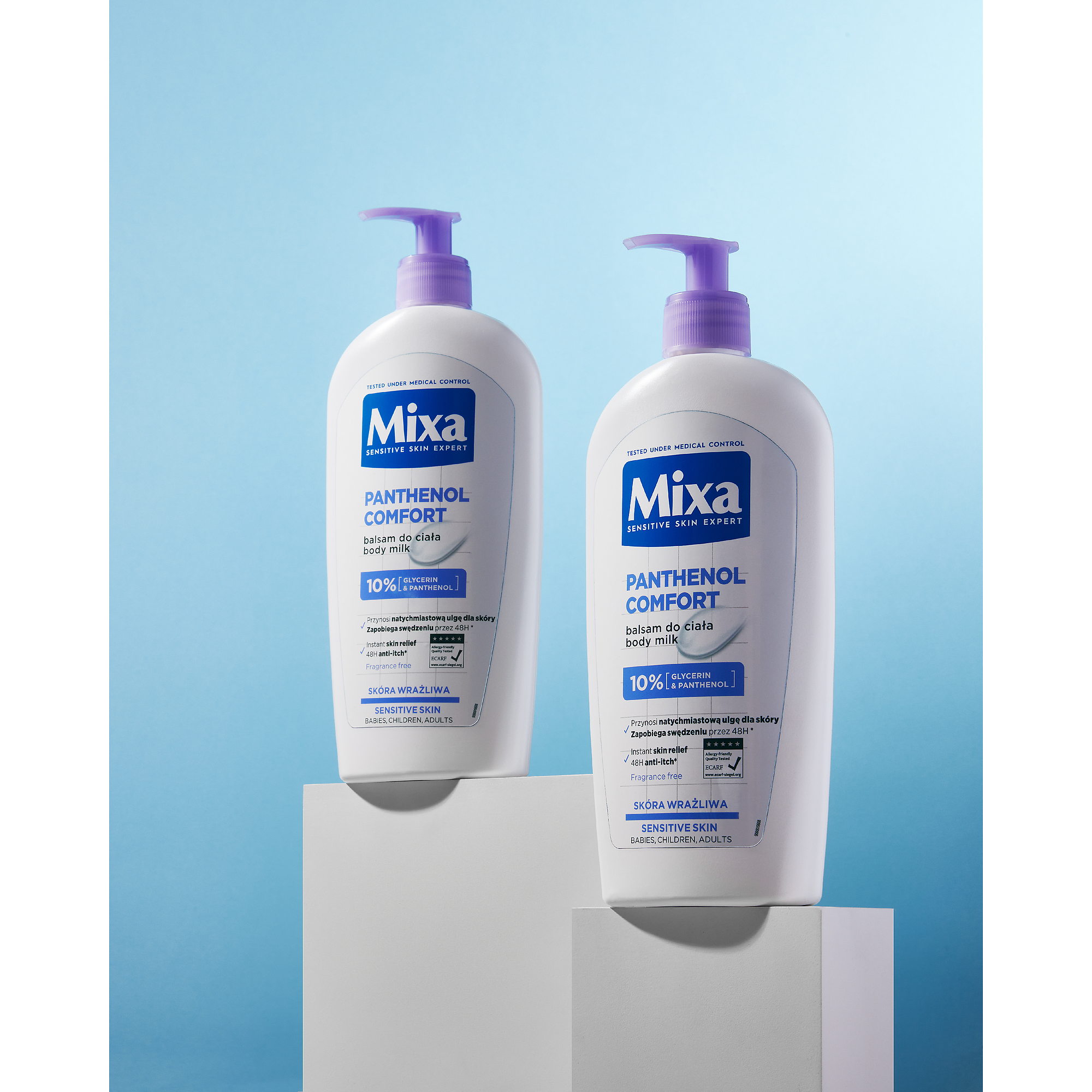 Mixa Panthenol Comfort Kojący balsam do ciała, 400 ml