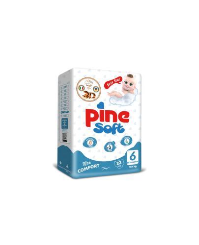 Pine Soft Pieluchy XL 6 (15+ kg), 22 sztuki zdjęcie