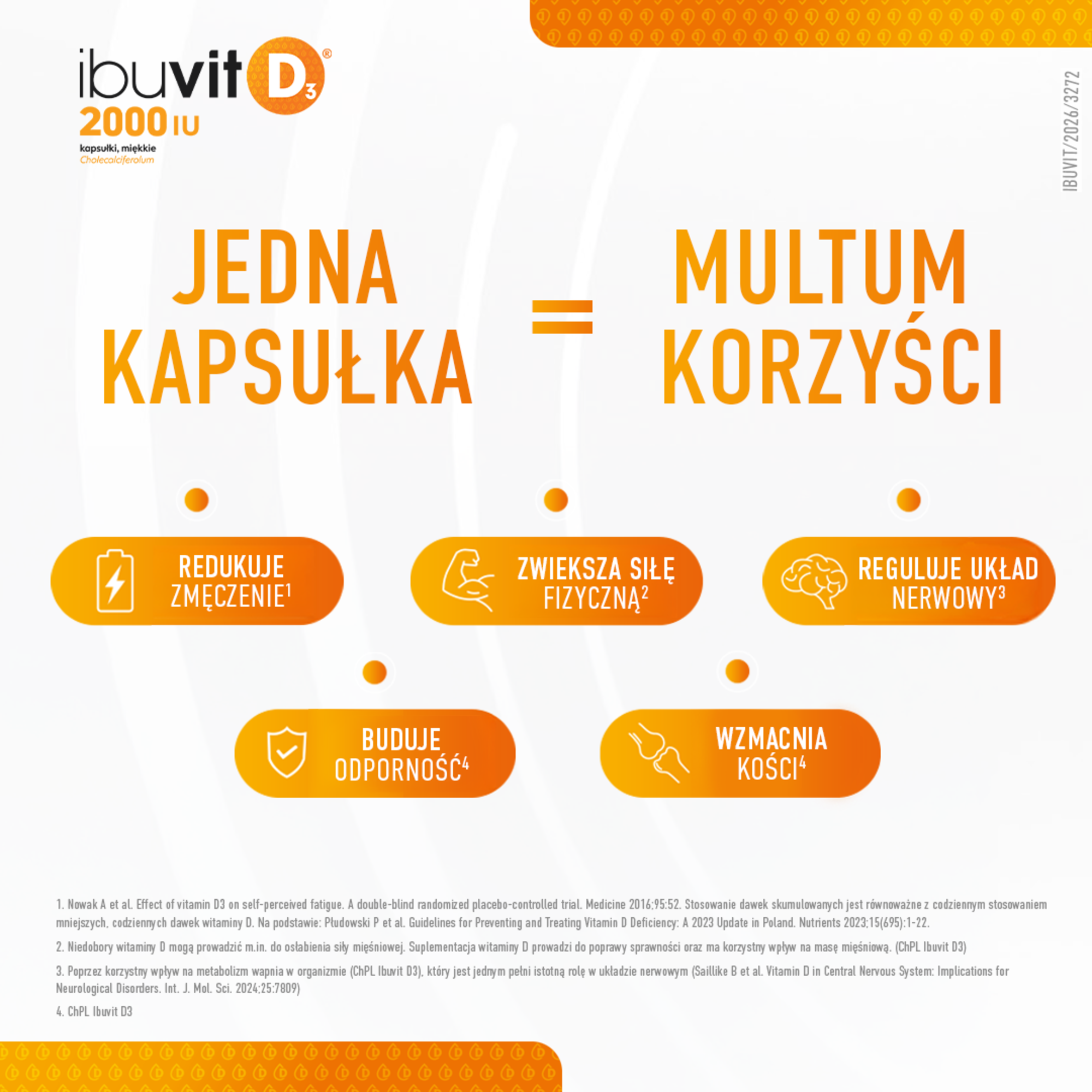 Ibuvit D3 2000 IU 60 kapsułek