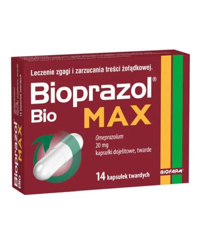 Bioprazol Bio Max, 20 mg, kapsułki dojelitowe twarde, 14 sztuk zdjęcie