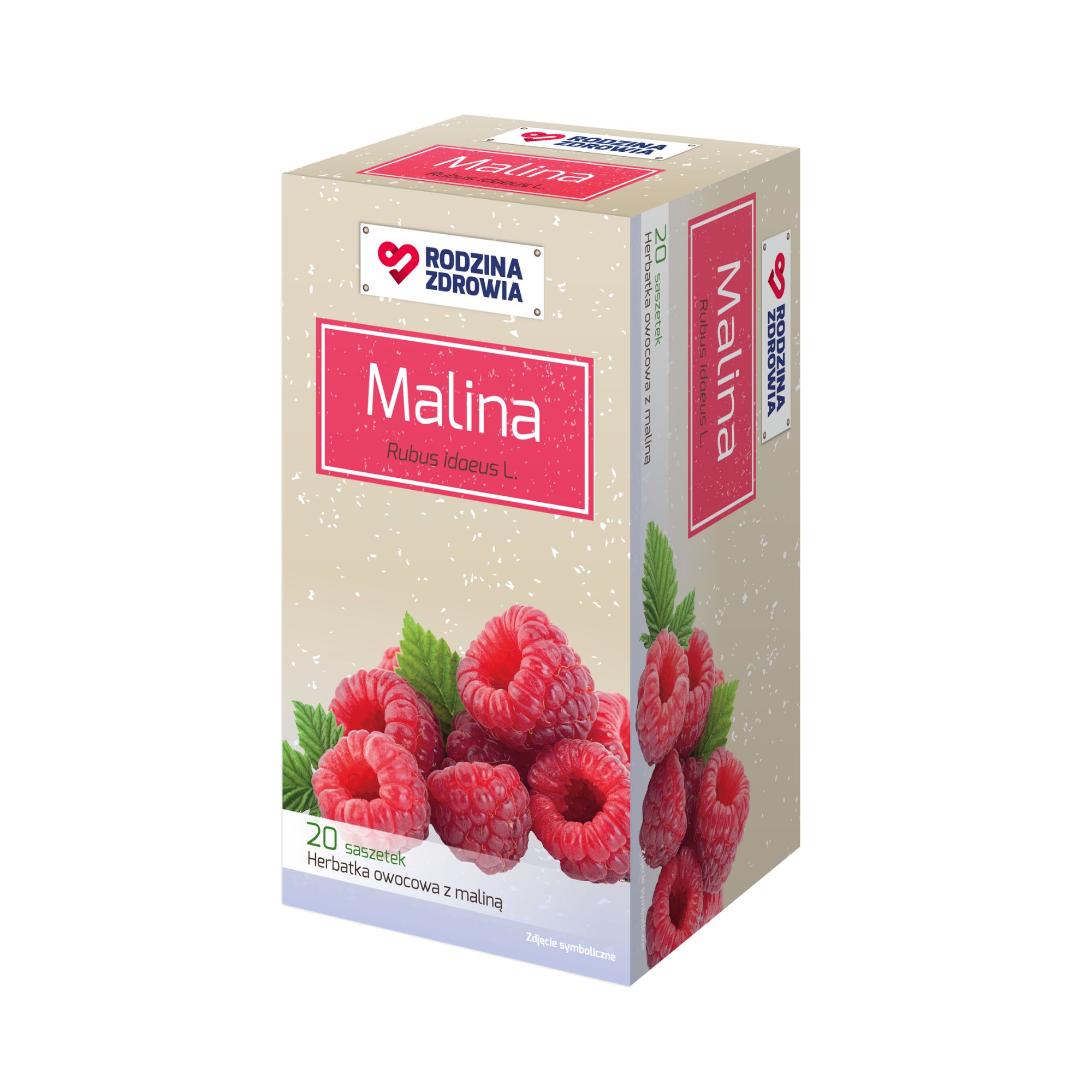 Rodzina Zdrowia Herbatka Malina 20 saszetek zdjęcie