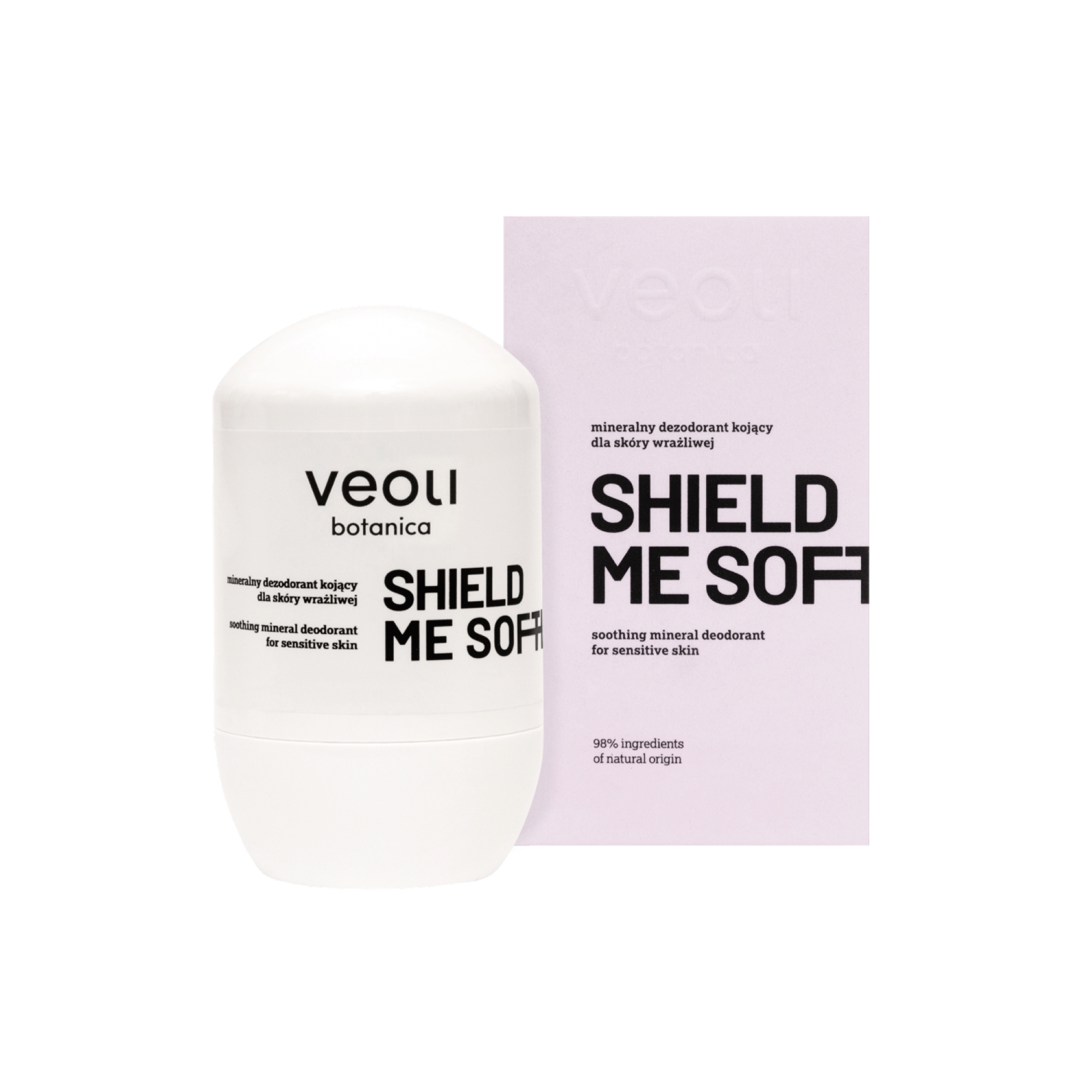Veoli Botanica Shield Me Softly mineralny dezodorant kojący dla skóry wrażliwej, 50 ml