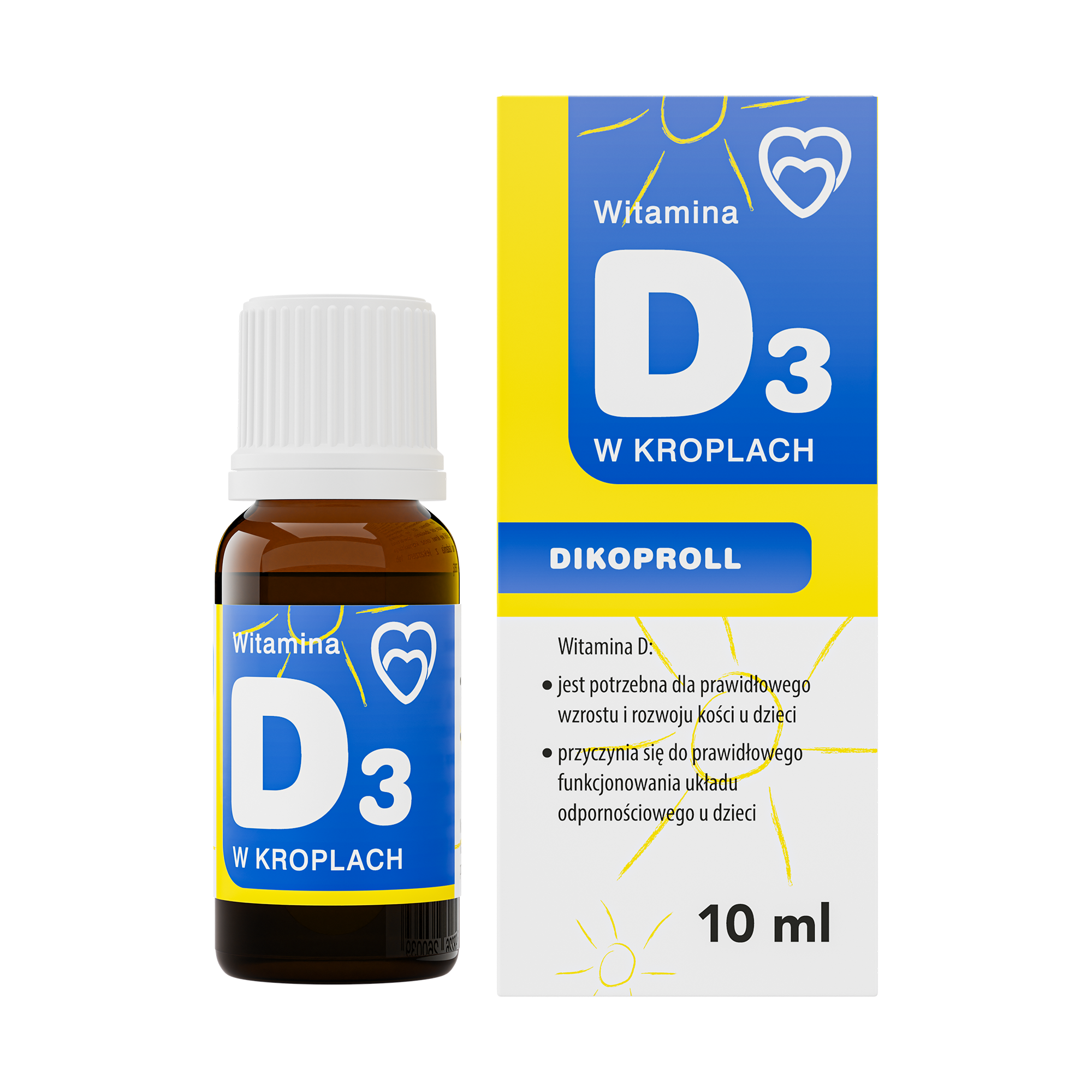 Witamina D3 Dikoproll, 10 ml zdjęcie