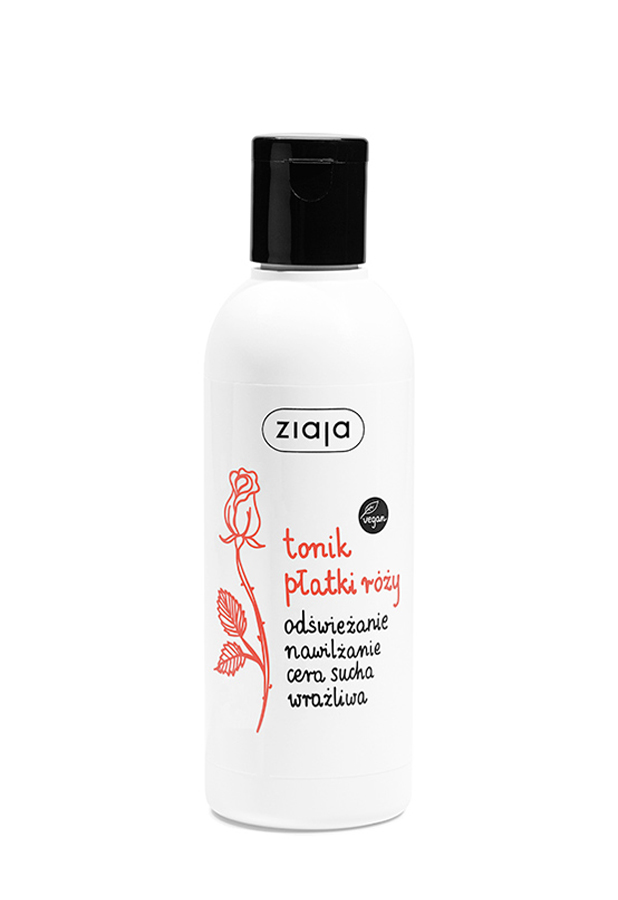 ZIAJA Tonik płatki róży - 200 ml, cena, opinie, stosowanie zdjęcie