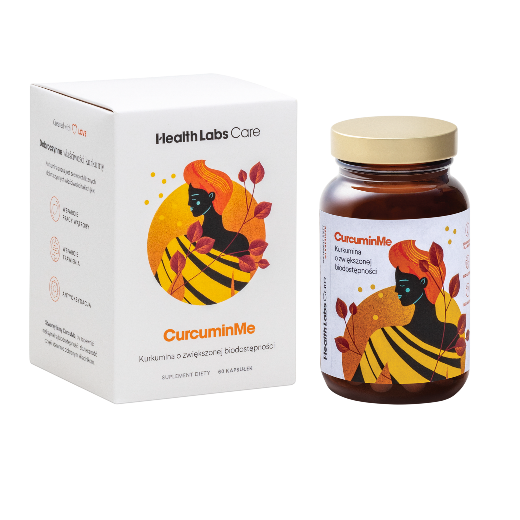 Health Labs Care, CurcuminMe, kapsułki, 60 sztuk