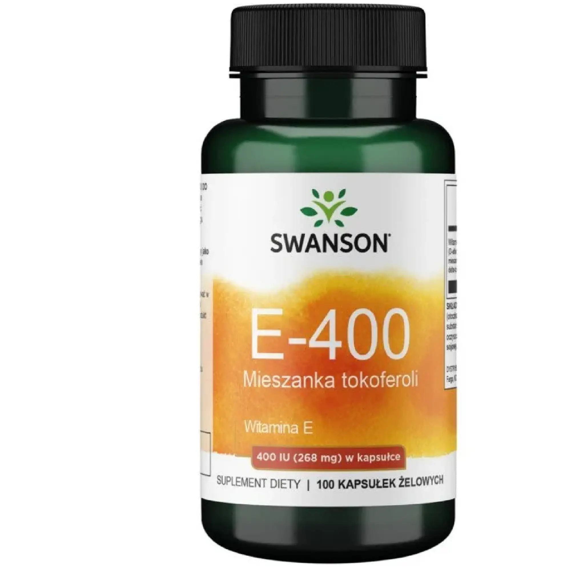 Swanson Witamina E mieszanka 400 IU, 100 kapsułek