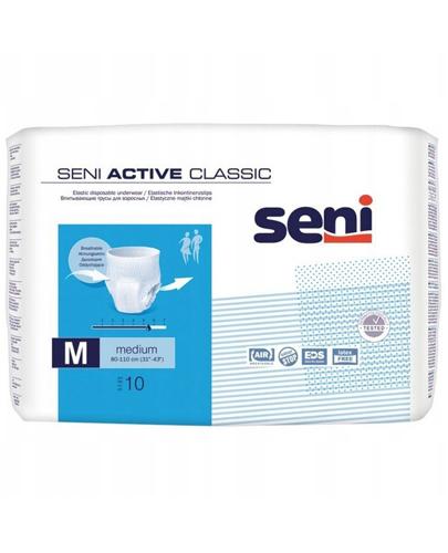 Seni Active Classic M Elastyczne majtki chłonne, 10 sztuk zdjęcie
