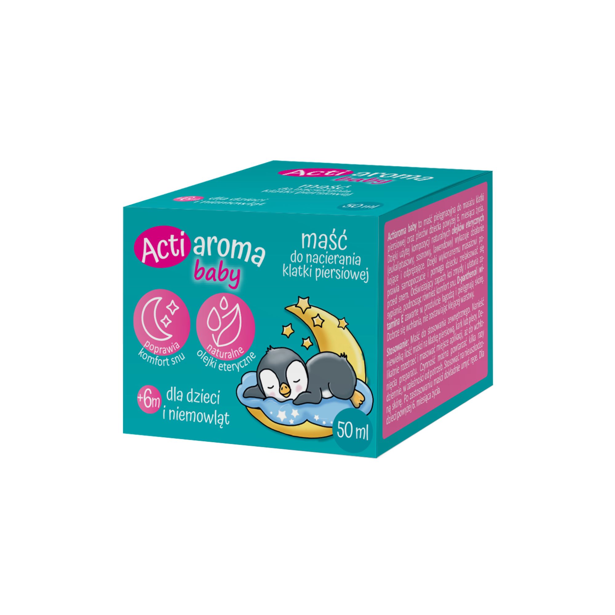 Actiaroma Baby Maść do nacierania klatki piersiowej 6m+ 50 ml zdjęcie