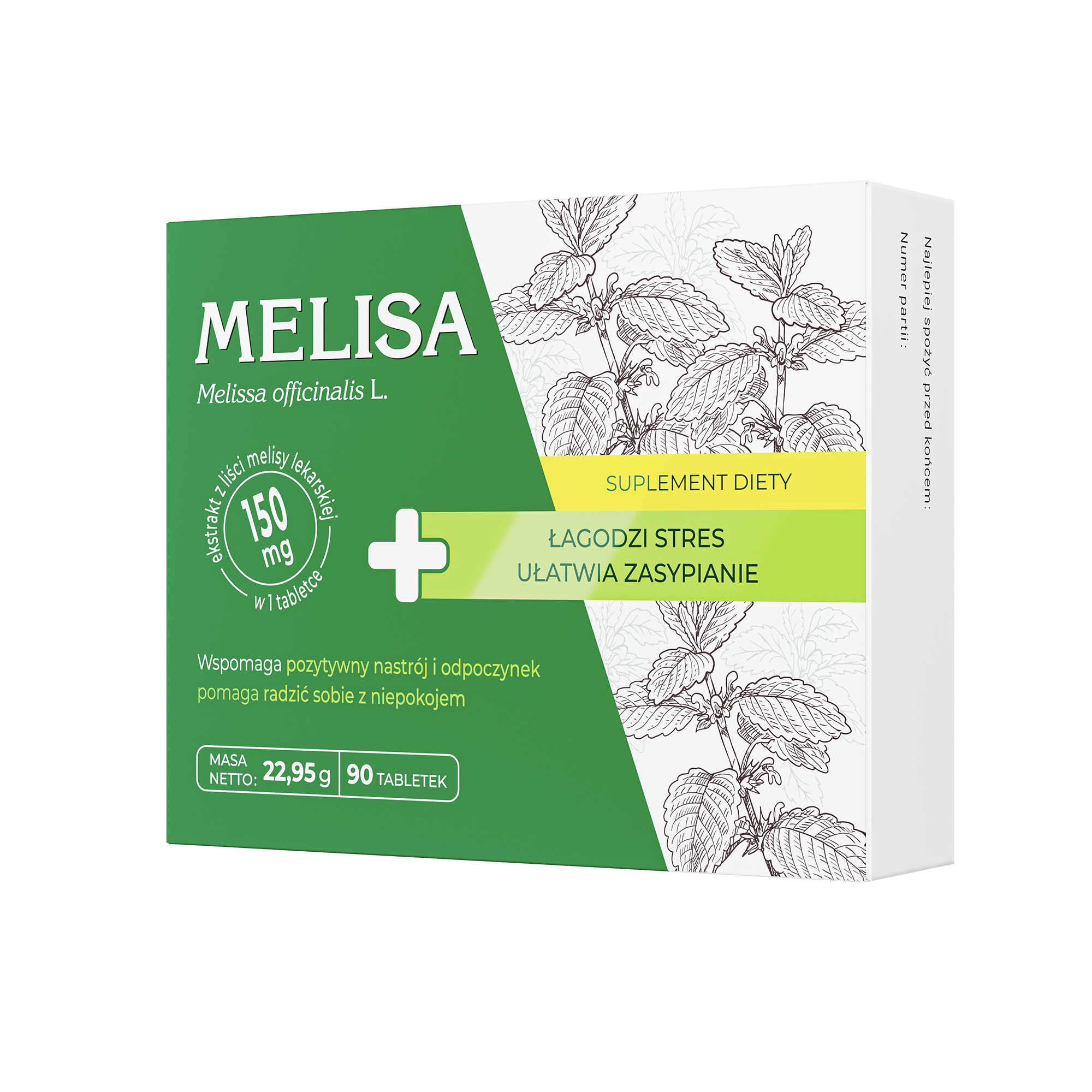 Melisa, tabletki, 90 sztuk