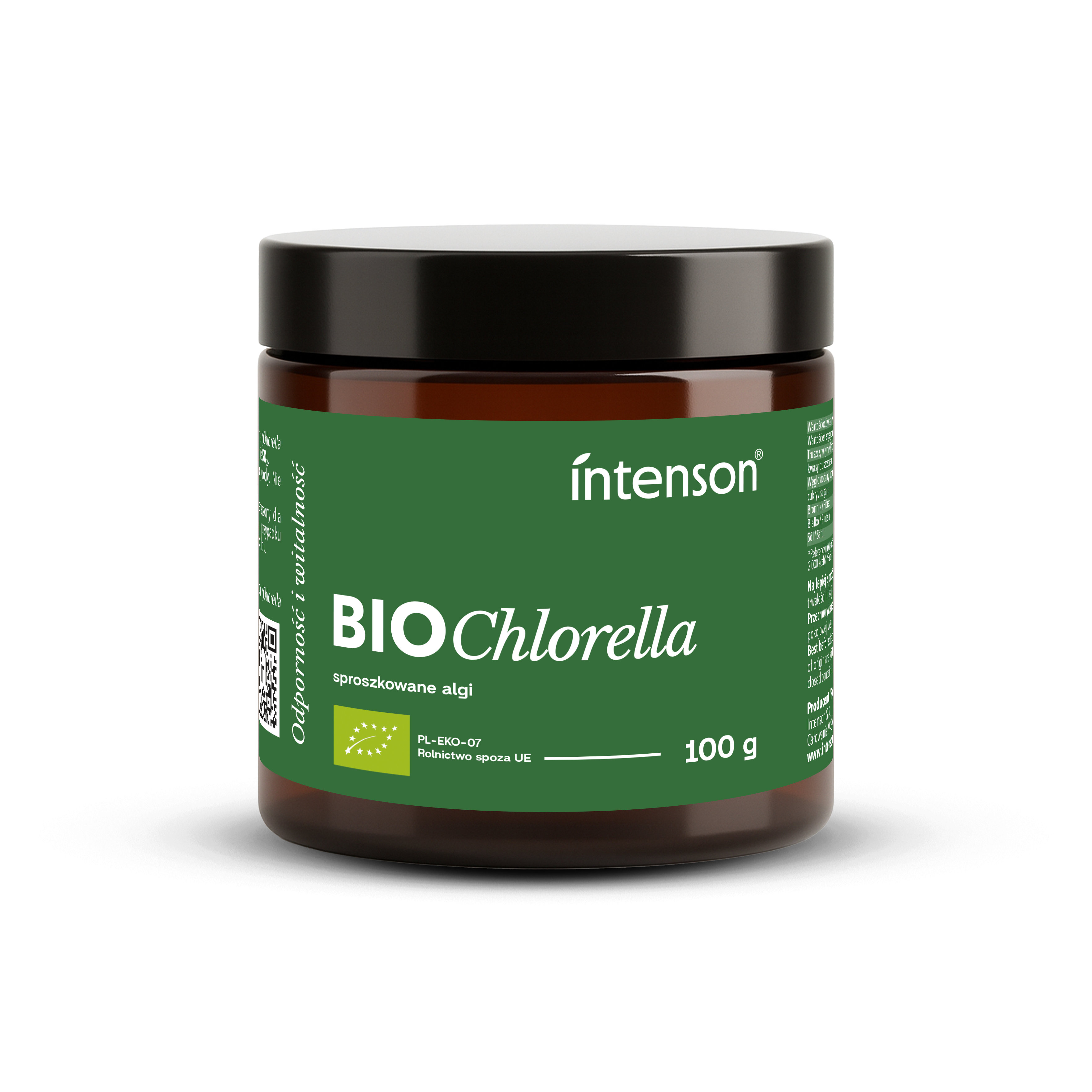 INTENSON Chlorella proszek, 100 g zdjęcie