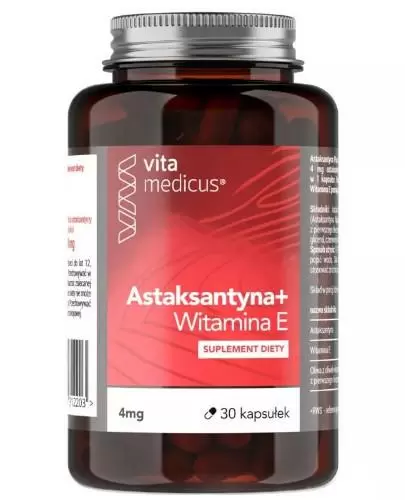 VitaMedicus Astaksantyna + Witamina E 30 kapsułek zdjęcie