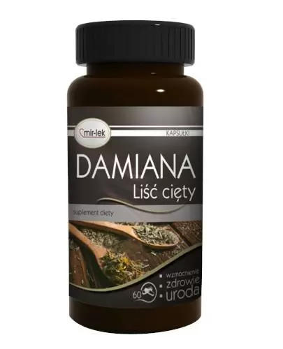 Damiana Liść cięty 60 kapsułek zdjęcie