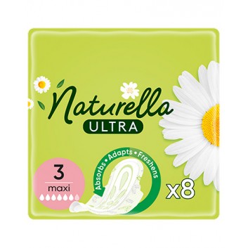 Naturella Ultra Maxi Podpaski ze skrzydełkami, 8 sztuk