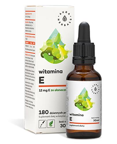 AURA HERBALS Witamina E - 30 ml - cena, opinie, właściwości  zdjęcie