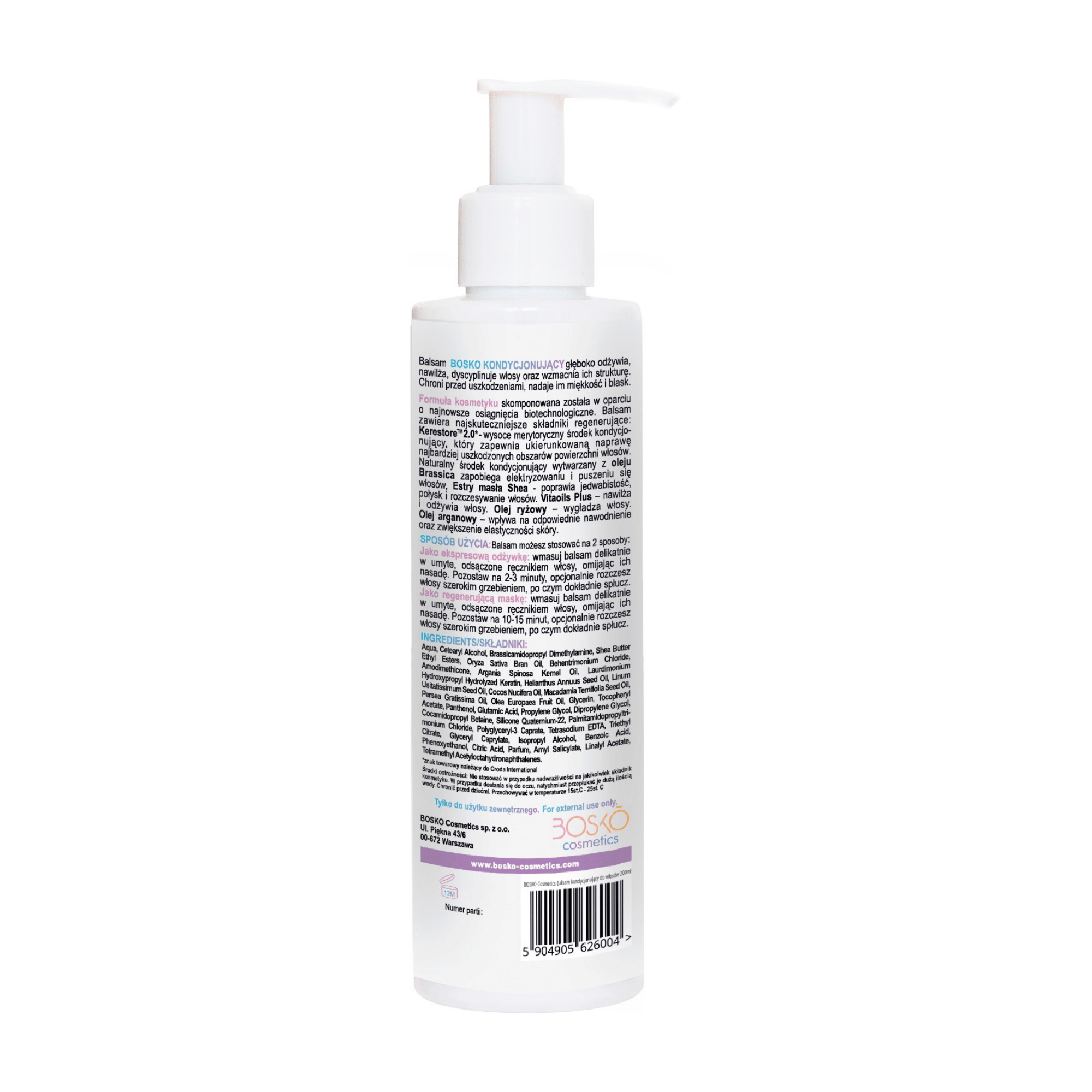 Bosko Balsam do włosów kondycjonujący, 200 ml
