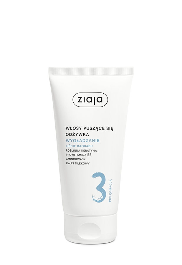 Ziaja Wygładzanie Liście Baobabu, odżywka włosy puszące się, 160 ml zdjęcie