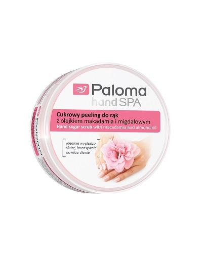 Paloma Hand Spa Cukrowy peeling do rąk z olejkiem makadamia i migdałowym - 125 ml - cena, opinie, właściwości  zdjęcie