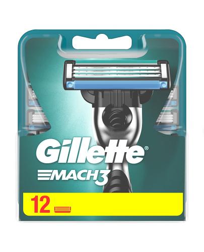 Gillette Mach3 Wkład do maszynki, 12 szt., cena, opinie, stosowanie zdjęcie