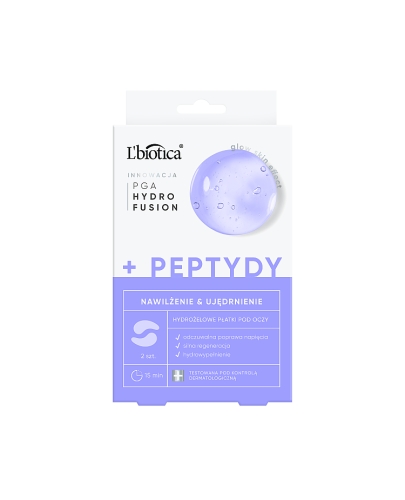 L'Biotica Phf + Peptydy, Płatki pod oczy nawilżenie i ujędrnienie hydrożelowe, 1 para zdjęcie