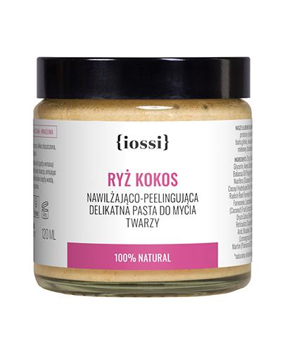 Iossi Ryż Kokos Nawilżająco - pielęgnująca delikatna pasta do mycia twarzy - 120 ml - cena, opinie, właściwości zdjęcie