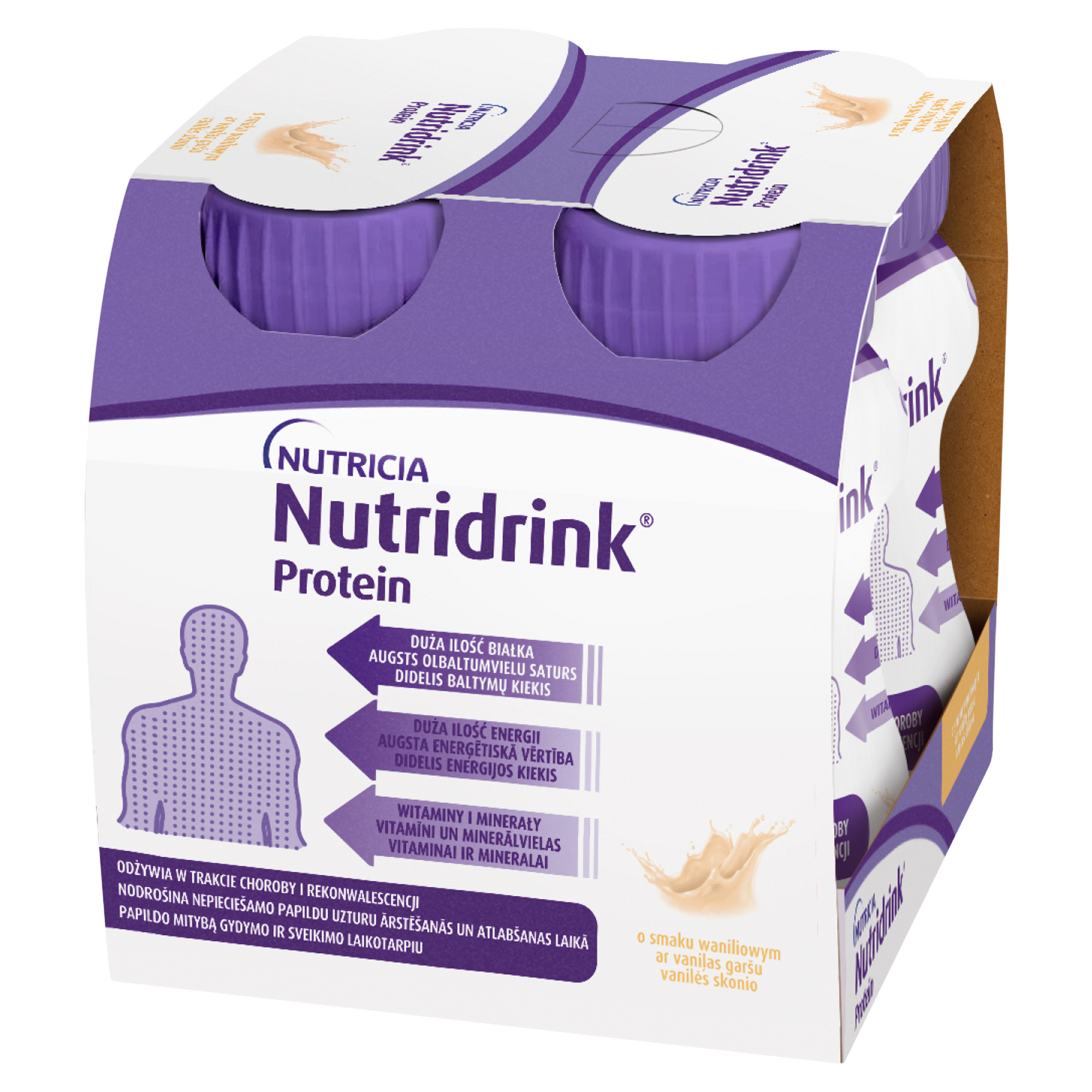 Nutridrink Protein smak waniliowy 4x 125 ml zdjęcie