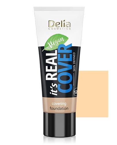 Delia It's Real Cover Podkład do twarzy 201 Vanille - 30 ml - cena, opinie, stosowanie zdjęcie