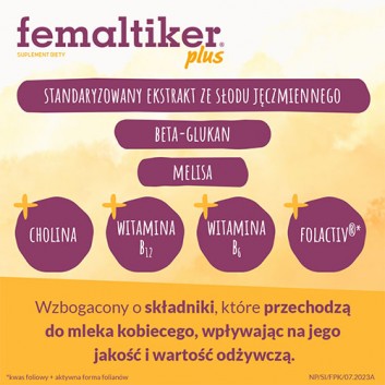 Femaltiker Plus o smaku karmelowym 12 saszetek