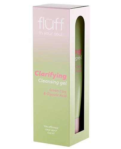 Fluff Żel do mycia twarzy z glinką zieloną i kwasem glikolowym, 100 ml zdjęcie