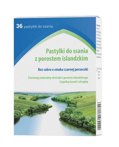 Panawit Pastylki do ssania z porostem islandzkim - 36 szt. Na gardło - cena, opinie, wskazania  zdjęcie
