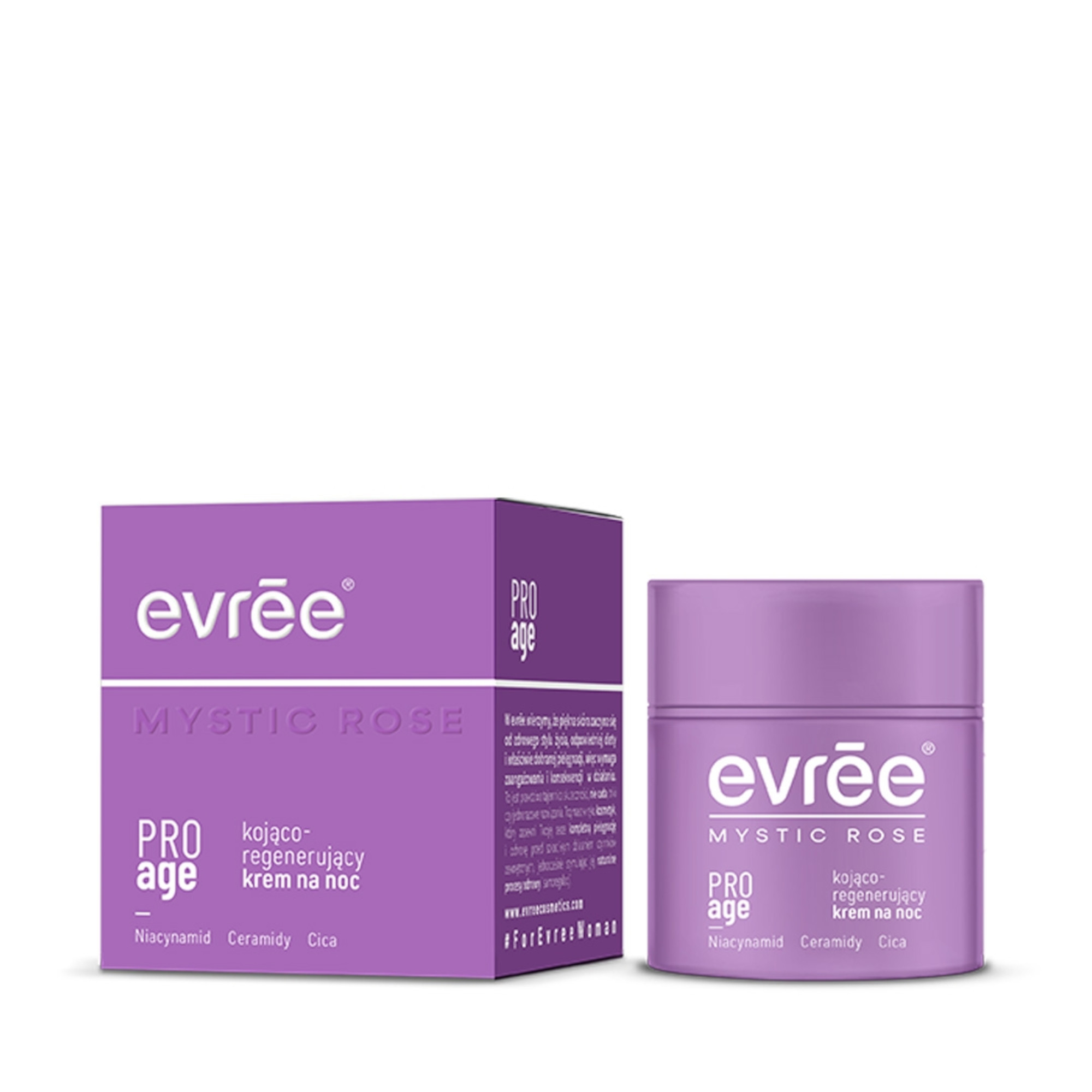 Evree Mystic Rose Pro age Kojąco-regenerujący krem na noc, 50 ml zdjęcie
