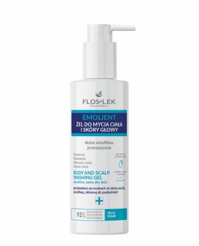 FLOS LEK EMOLIENT Żel do mycia ciała i skóry głowy, 175 ml zdjęcie