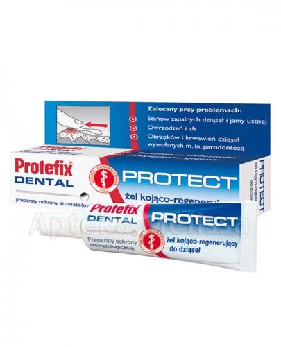 PROTEFIX DENTAL PROTECT Żel kojąco-regenerujący do dziąseł - 10 ml - cena, opinie, właściwości zdjęcie