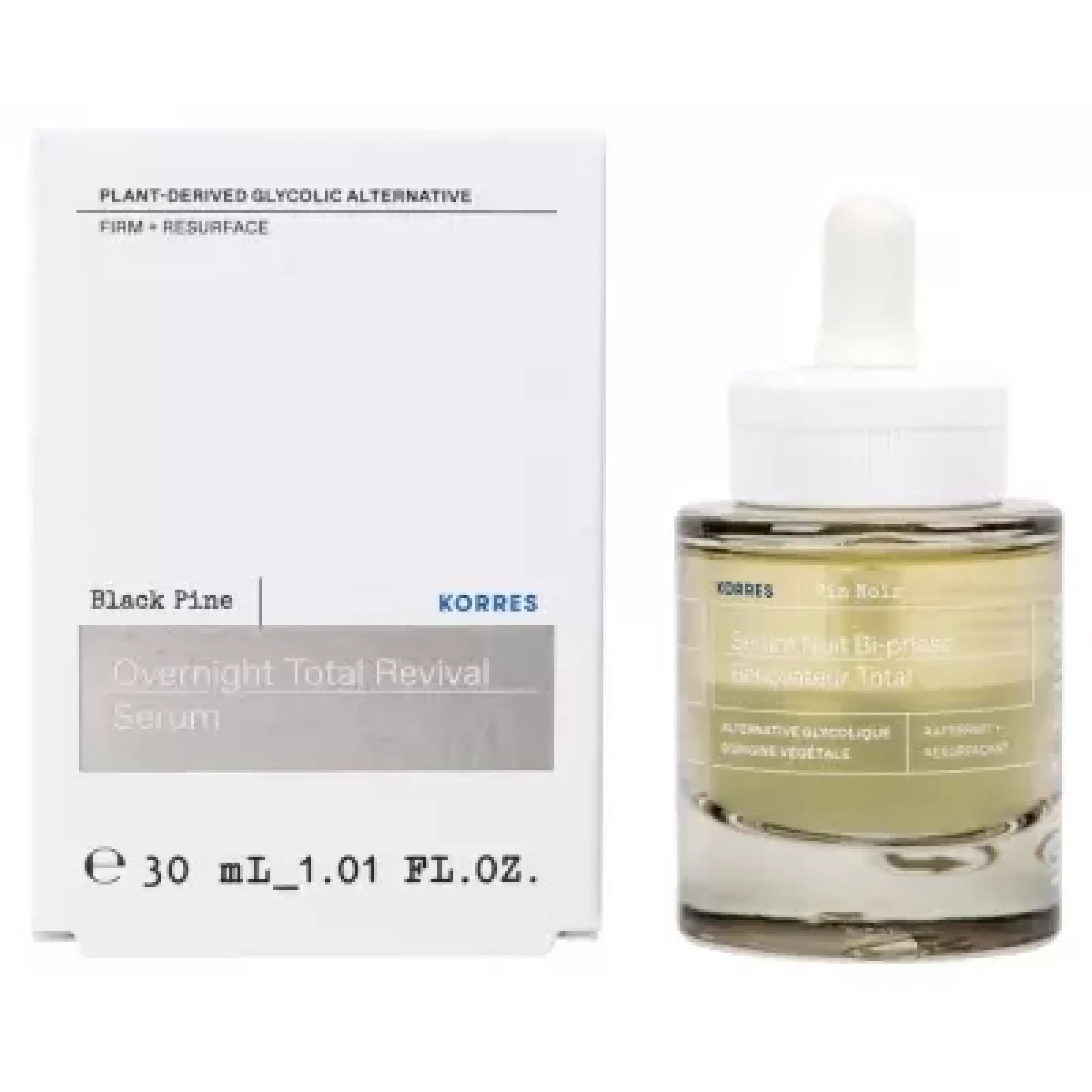 Korres Black Pine 4D, Serum do twarzy na noc Overnight Total Revival, 30 ml zdjęcie