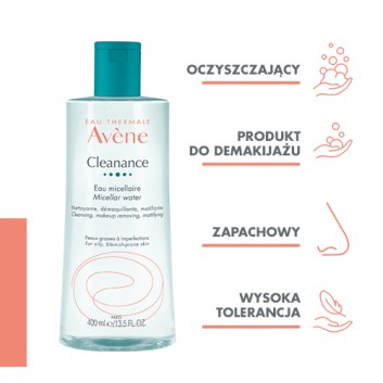 Avene Cleanance Woda micelarna, 400 ml