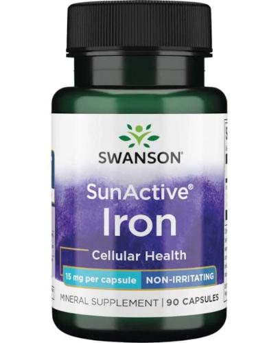 SWANSON SunActive Żelazo - 90 kaps. zdjęcie