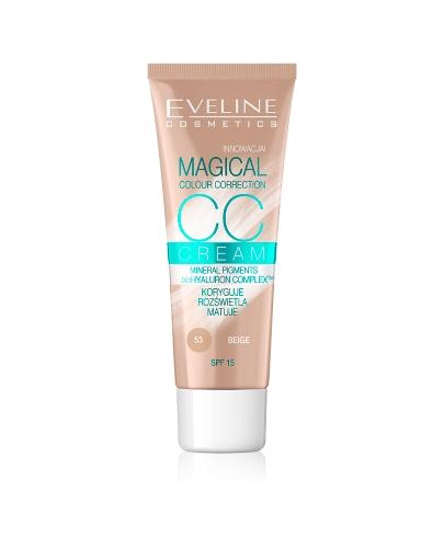 Eveline CC Cream Multifunkcyjny podkład 53 Beige - 30 ml - cena, opinie, właściwości  zdjęcie