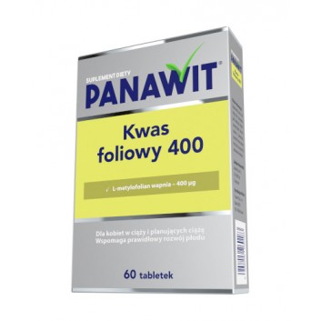 Panawit Kwas foliowy 400, 60 tabletek 