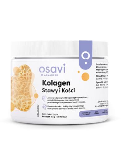 Osavi Kolagen Stawy i Kości, 153 g, cena, opinie, stosowanie zdjęcie