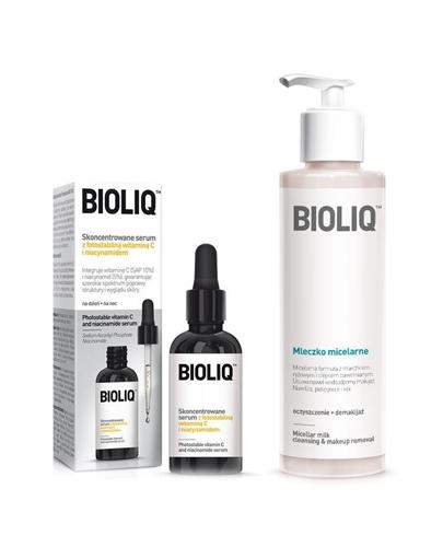 Bioliq Pro Zestaw Mleczko micelarne, 135 ml + Skoncentrowane Serum z fotostabilną witaminą C i niacynamidem, 20 ml zdjęcie