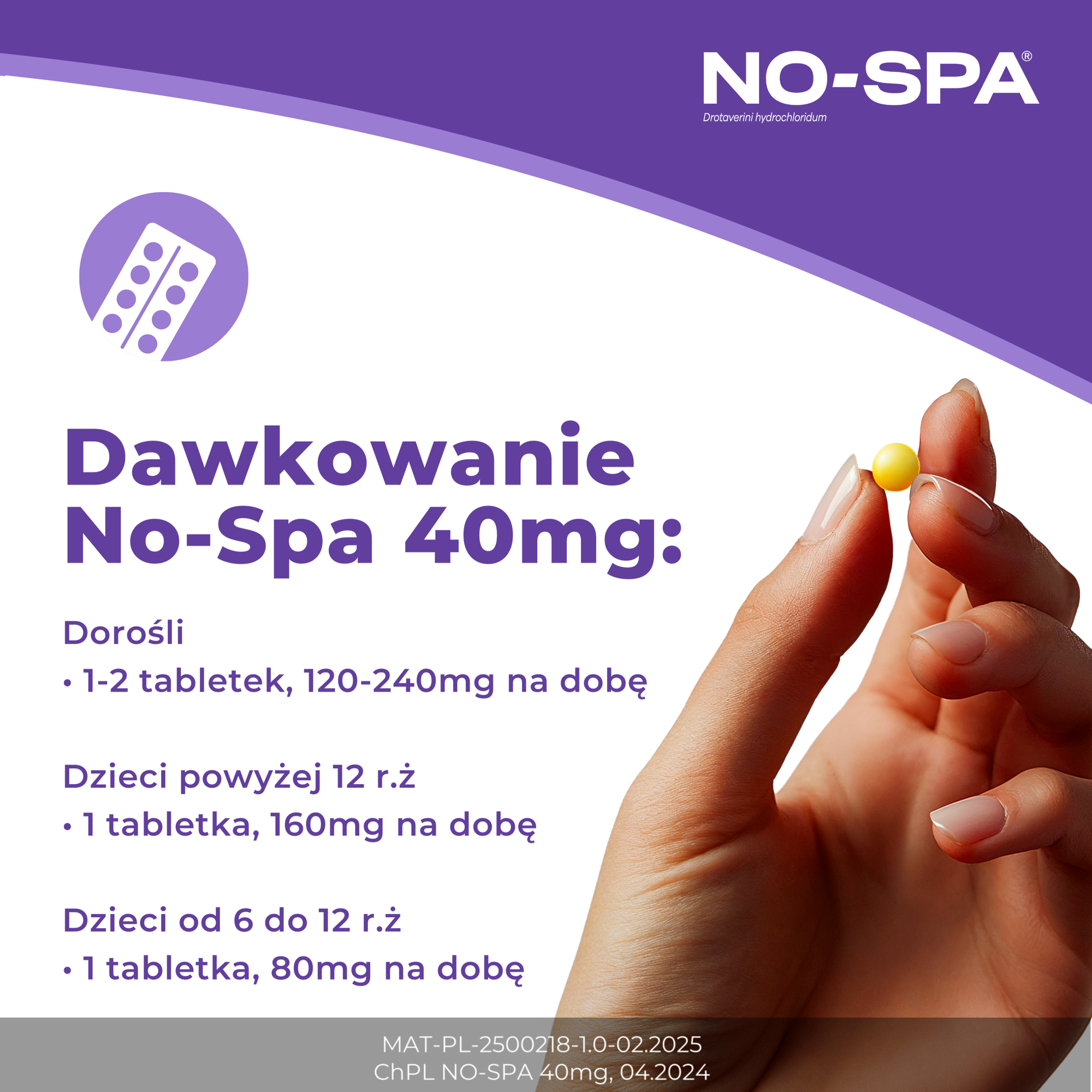 No-Spa, 40 mg, tabletki, 24 sztuki