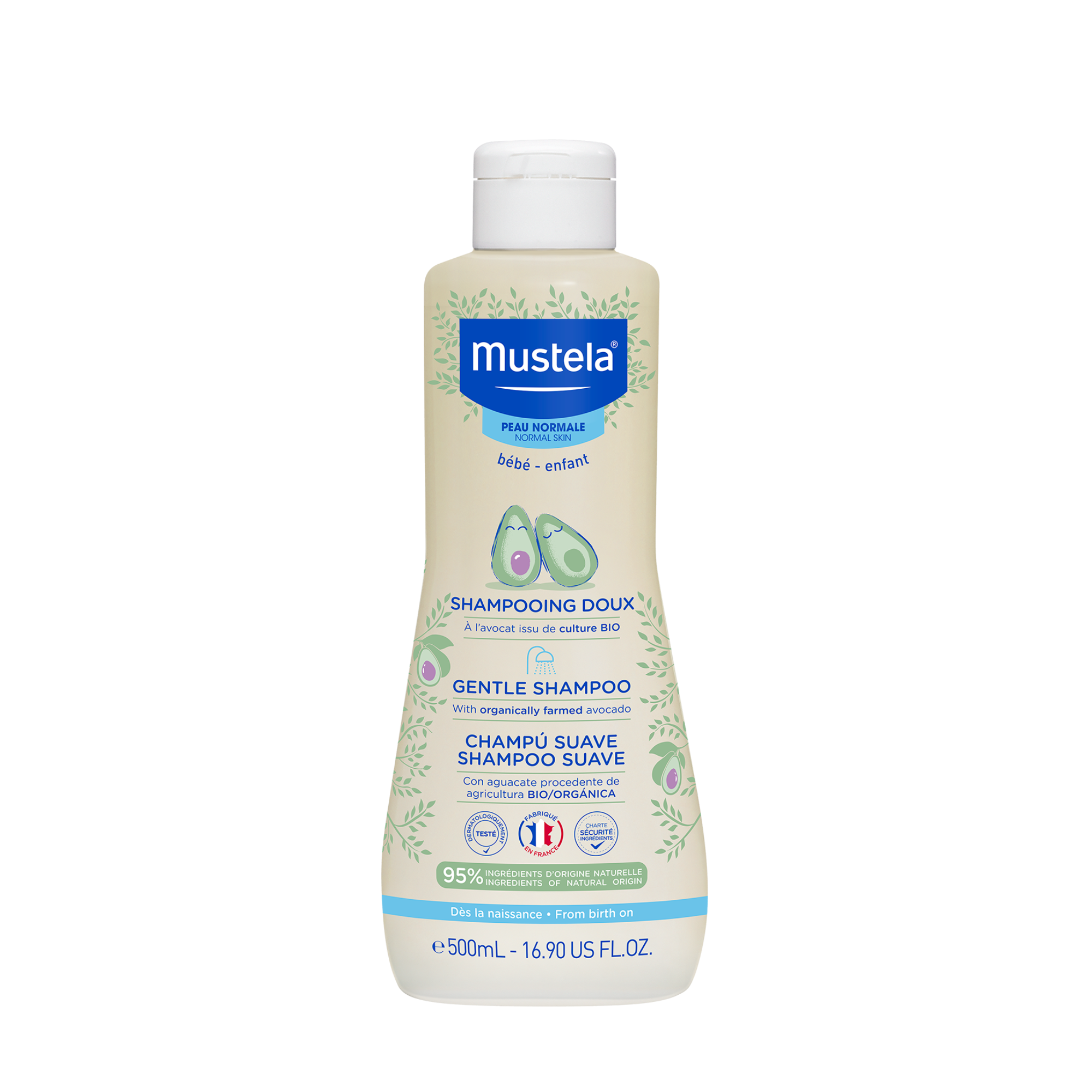 Mustela Bebe Enfant, delikatny szampon, 500 ml zdjęcie