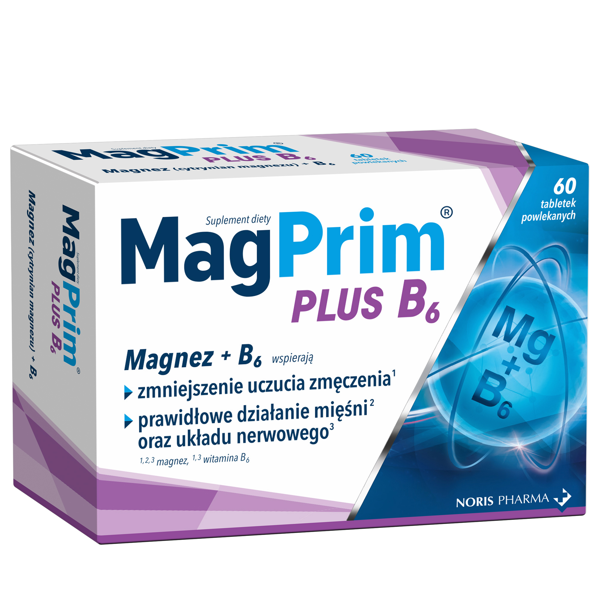 Magprim Plus B6 60 tabletek zdjęcie