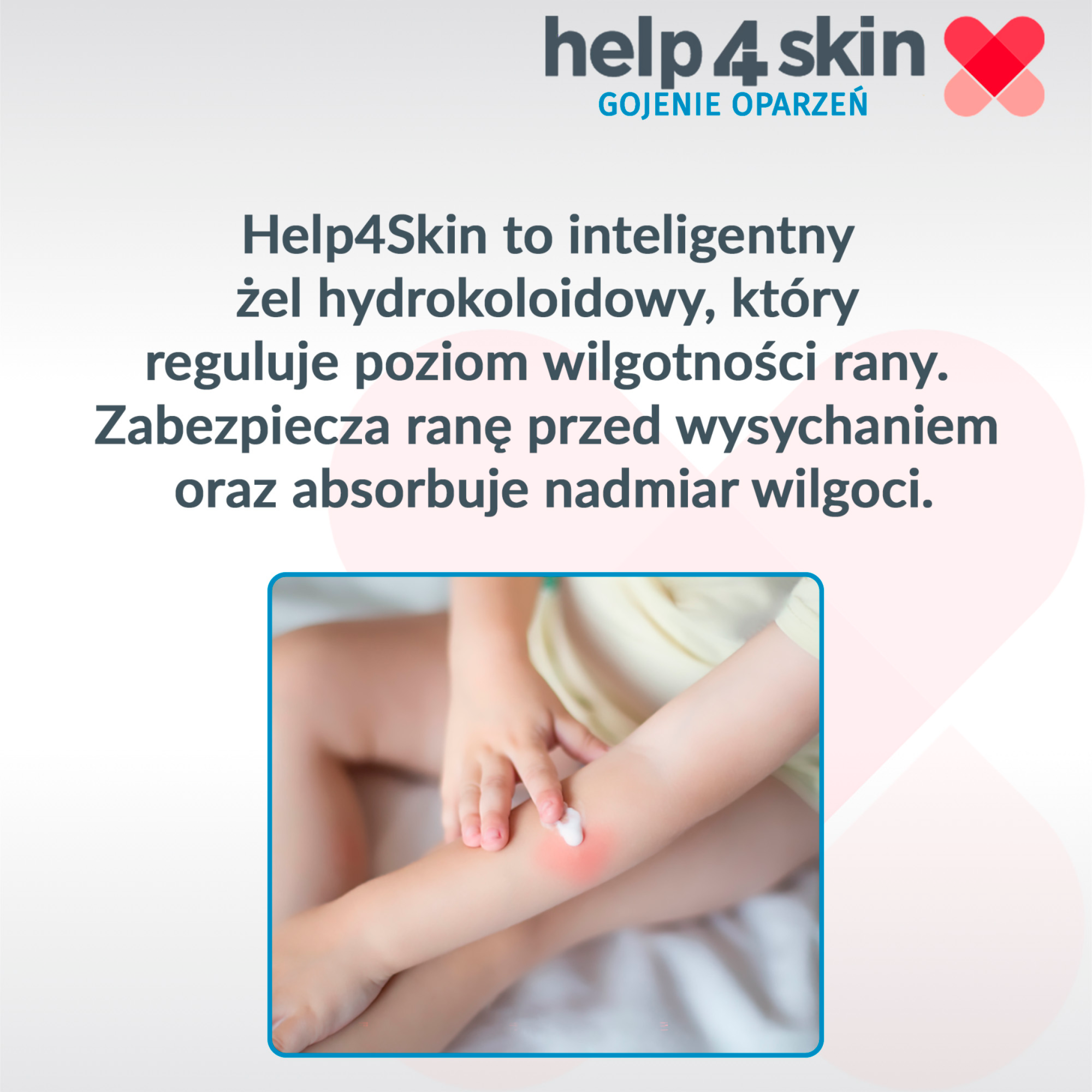 HELP4SKIN GOJENIE OPARZEŃ Żel hydrokoloidowy przyspieszający gojenie, 75 g